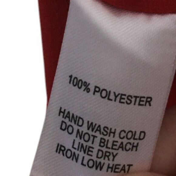 Lulus Top Women's Size XS Red Ruffle Neckline - Picture 5 of 5